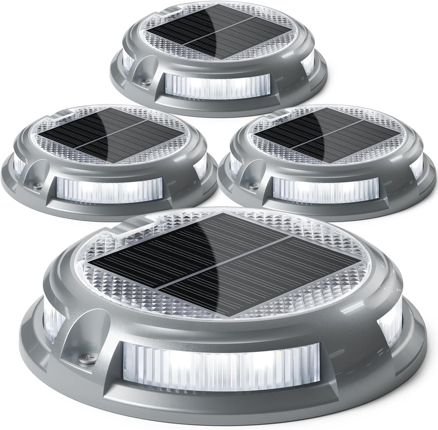 SIEDiNLAR Solar Driveway Lights with 16 LEDs and 9 Modes