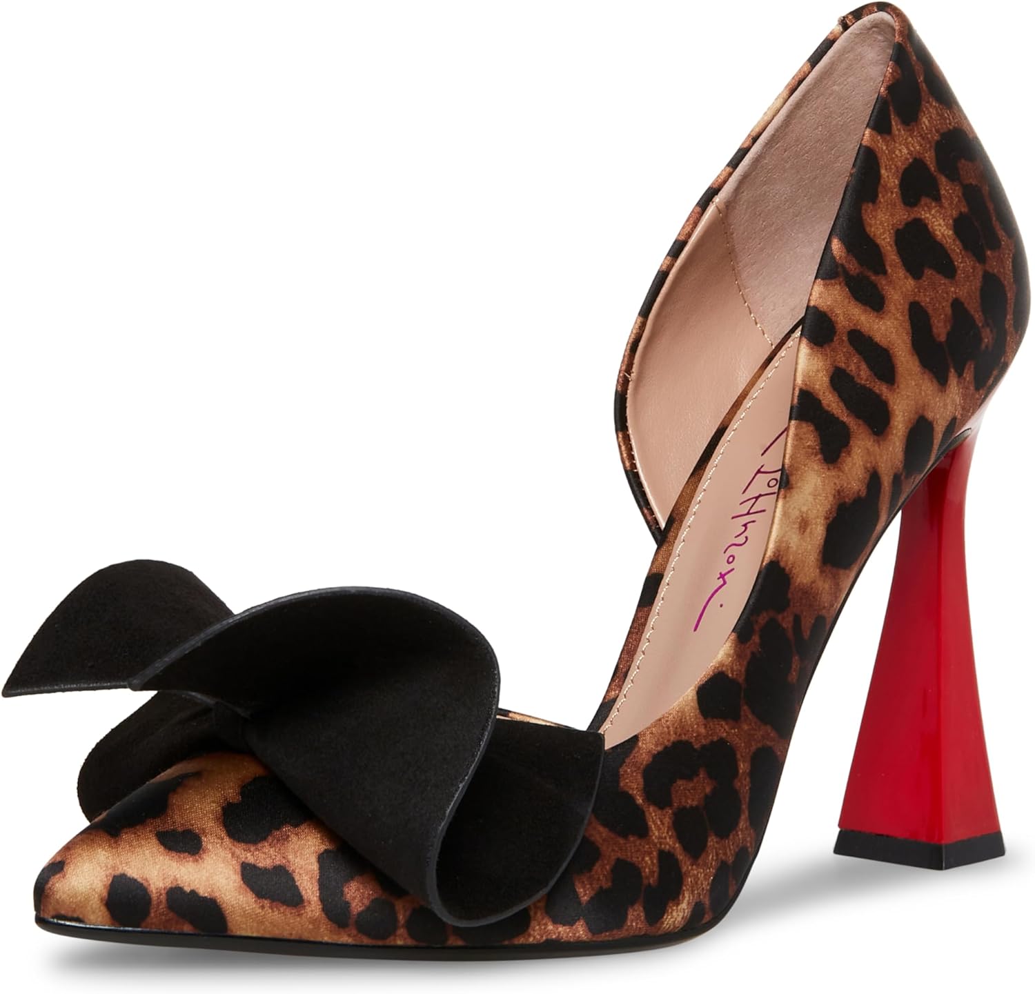 Betsey Johnson Women's Nobble Bow D'Orsay Heels for Stylish Comfort