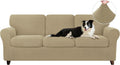 CHUN YI 7 Piece Couch Covers for 3 Cushion Couch - Breathable Stretch