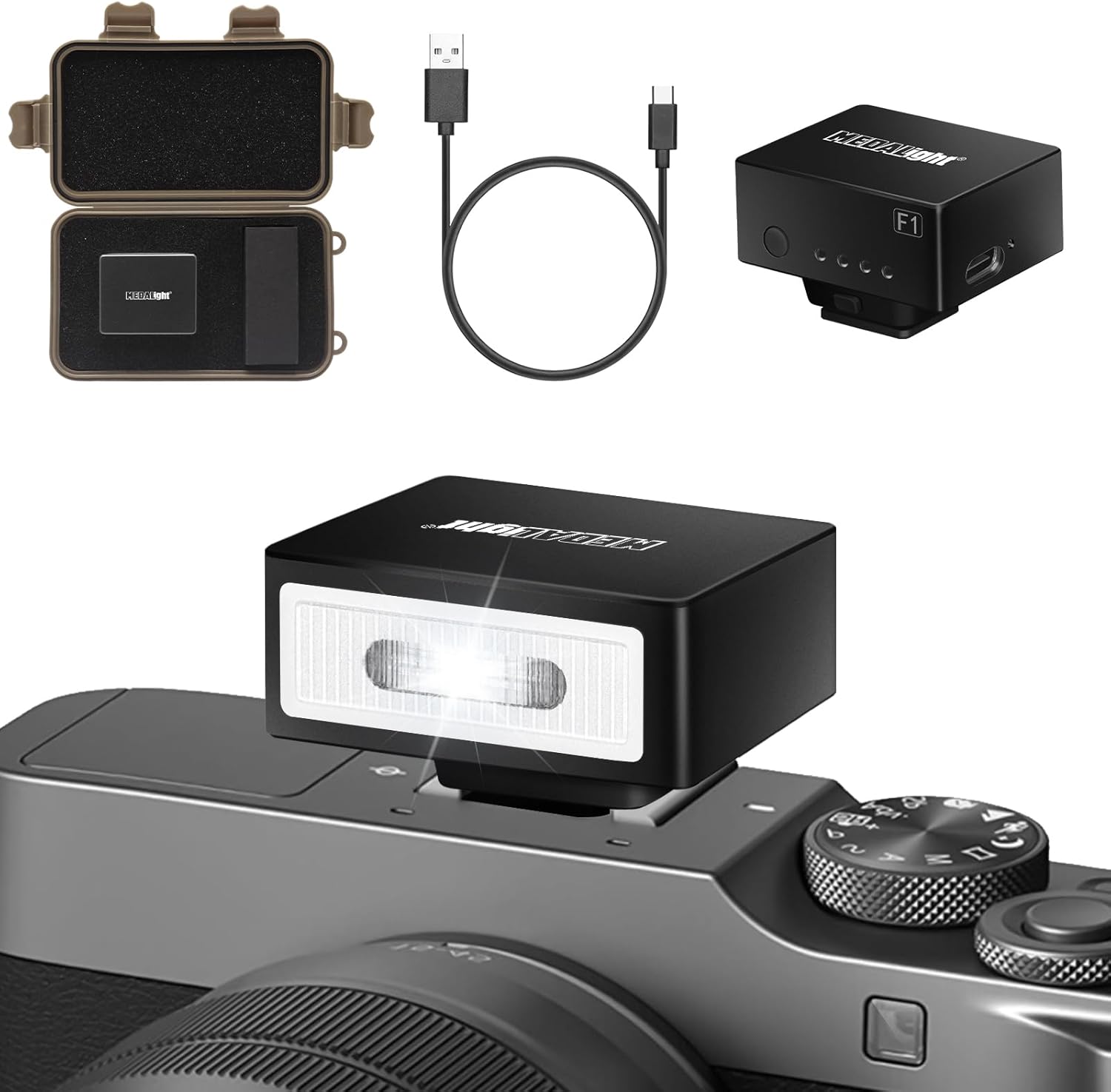 F1 Mini Camera Flash: MEDALight Speedlite