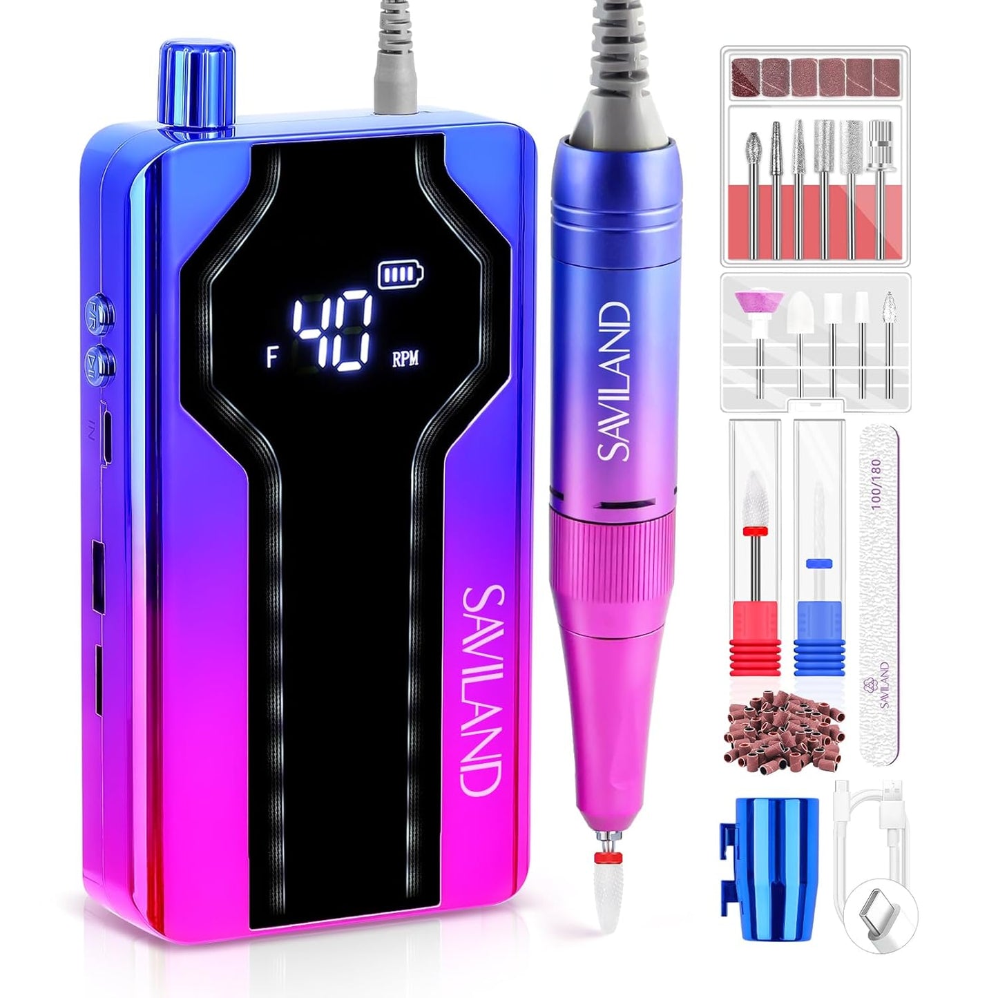 Professional Nail Drill Machine for Fast Acrylic Removal