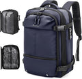 60L Expandable Vacuum Travel Backpack (Blue) - Carry-On Ready