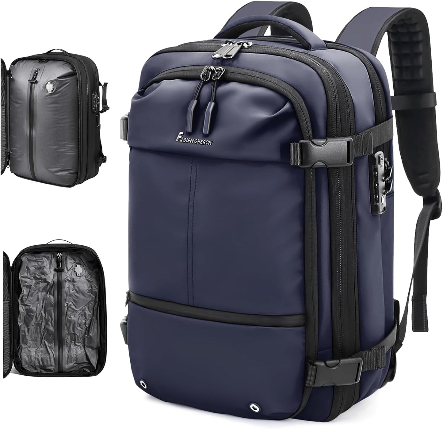 Travel Backpack with Vacuum System for Efficient Packing