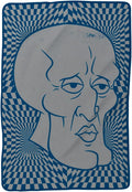 Spongebob Handsome Squidward Throw Blanket 62 in x 90 in - Cozy