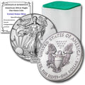1986-2021 Lot of 20 1 oz American Silver Eagle Coins - Uniform Year BU