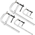 F Clamps for Welding 4in 8in 12in Pack of 4 - Durable Hold