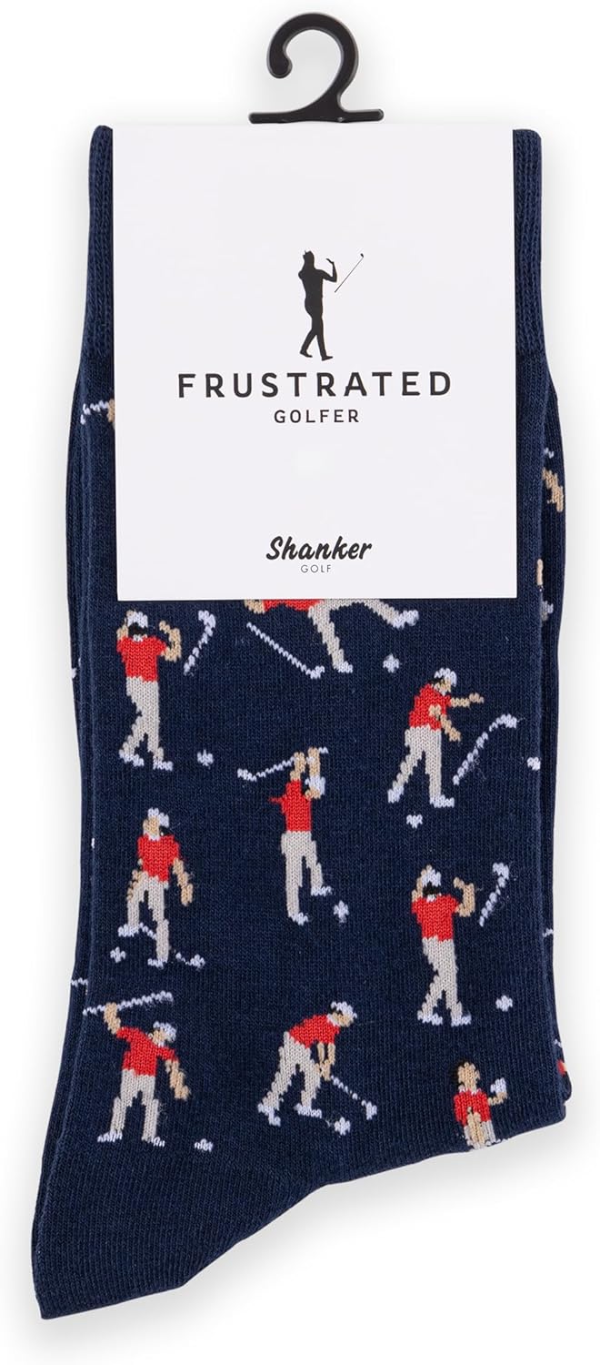 Angry Golfer Socks - Perfect Golf Gift - Size 10-13