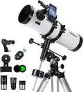 Telescope 130EQ Reflector for Adults - Manual Equatorial with Wireless