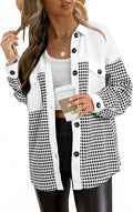Shackets for Women Casual Long Sleeve Plaid Fall Jackets - Cozy Lined