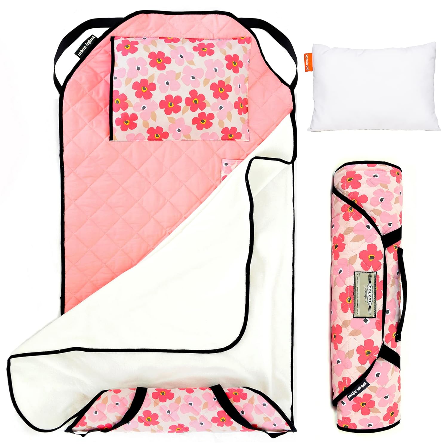 Urban Infant Tot Cot Kids Nap Mat - Cozy Preschool Bedding
