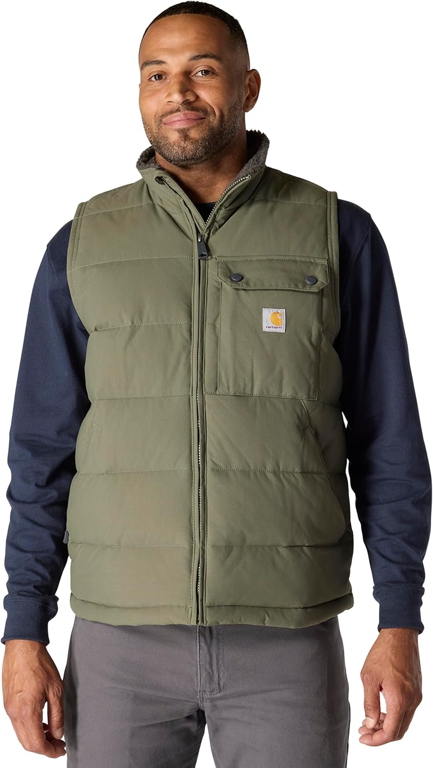 Carhartt Men's Montana Loose Fit Insulated Vest for Comfort