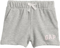 GAP Baby Girls' Logo Short - Soft Fleece Comfort Girls