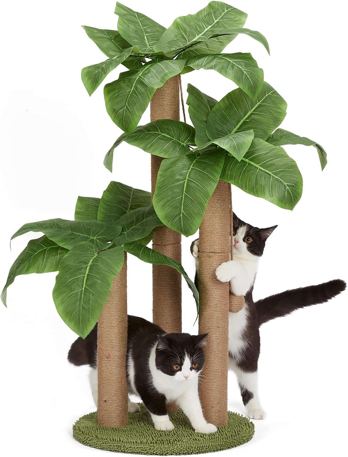 31.5Inch Cat Scratching Post for Indoor Cats with 3 Poles