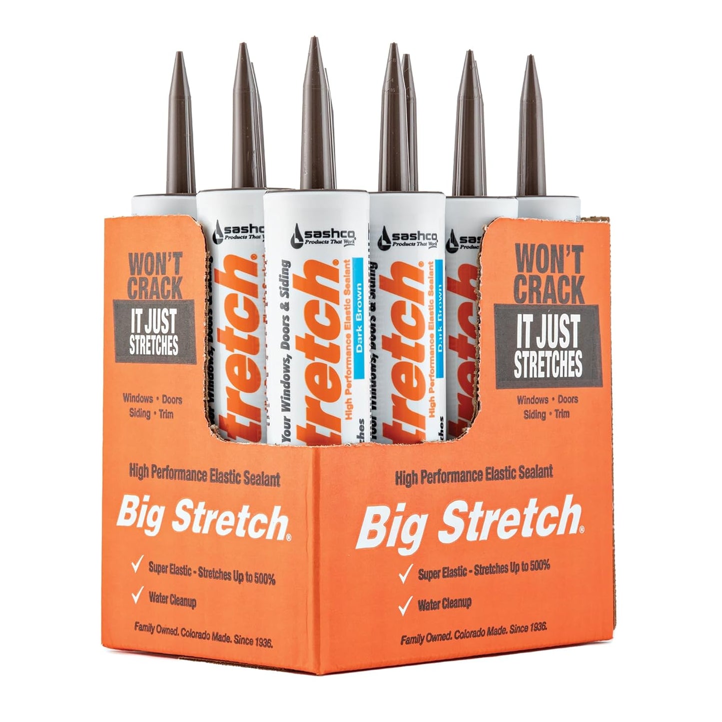 Sashco Big Stretch Acrylic Latex Caulking Sealant for Home Use