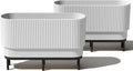 Modern Veradek Demi Raised Planter for Stylish Outdoor Décor