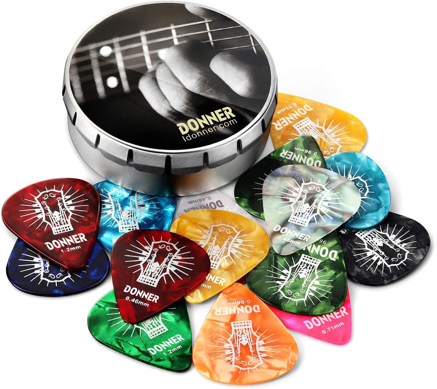 Donner Guitar Picks 16 Pack: Versatile Selection for Superior Playability