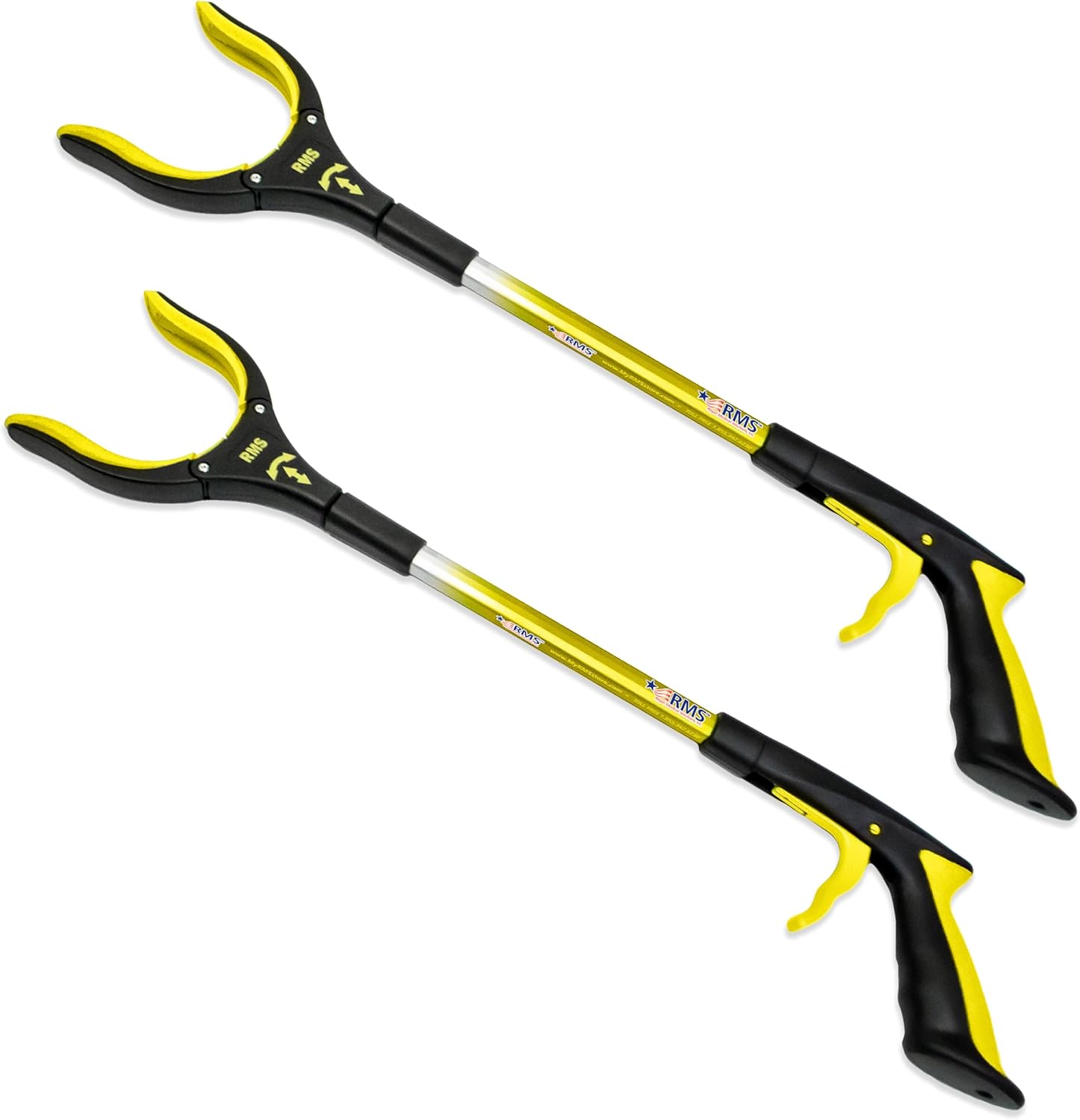 RMS 21 Inch Short Grabber Reacher - Perfect Indoor Mobility Aid