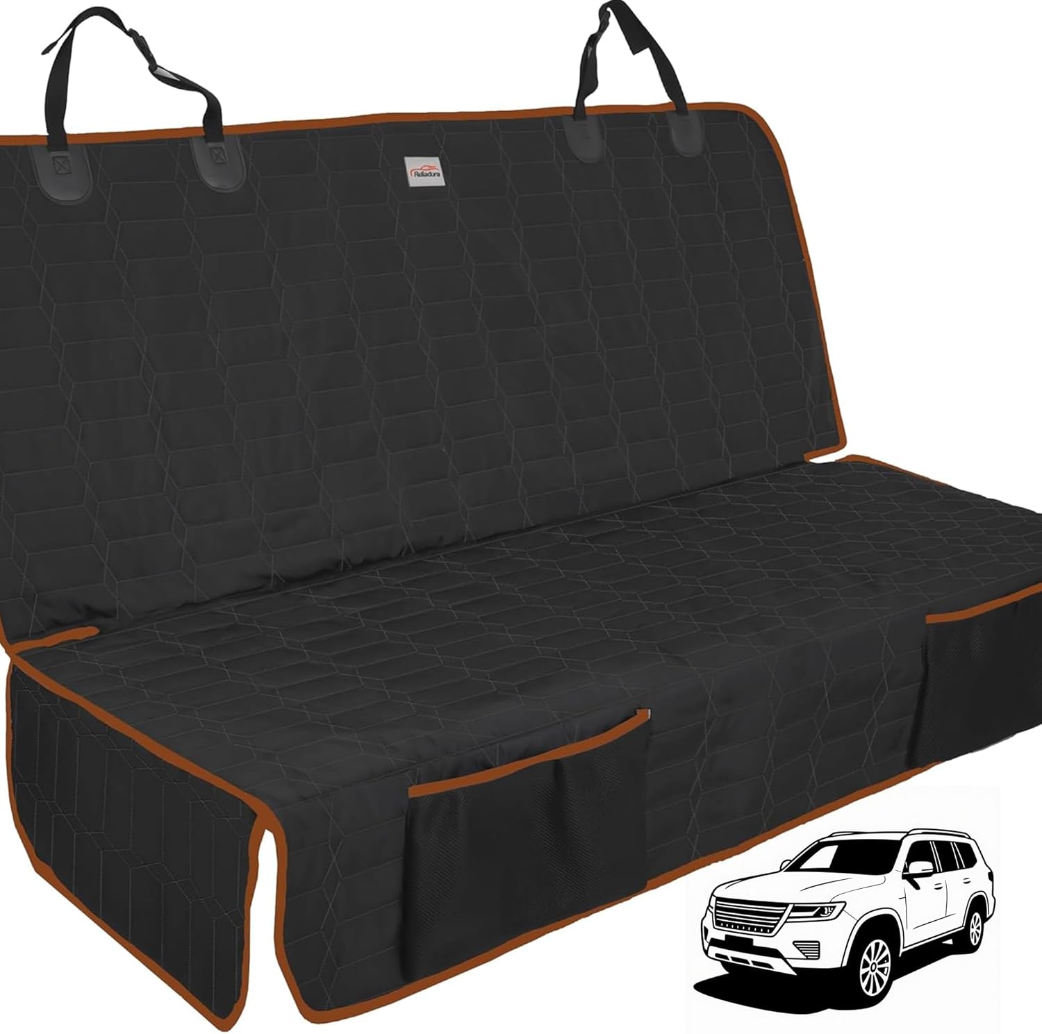 Dog Seat Cover for Back Seat Waterproof Heavy Duty Protector