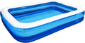 Inflatable Kiddie Swimming Pool Rectangular 79in x 59in x 20in