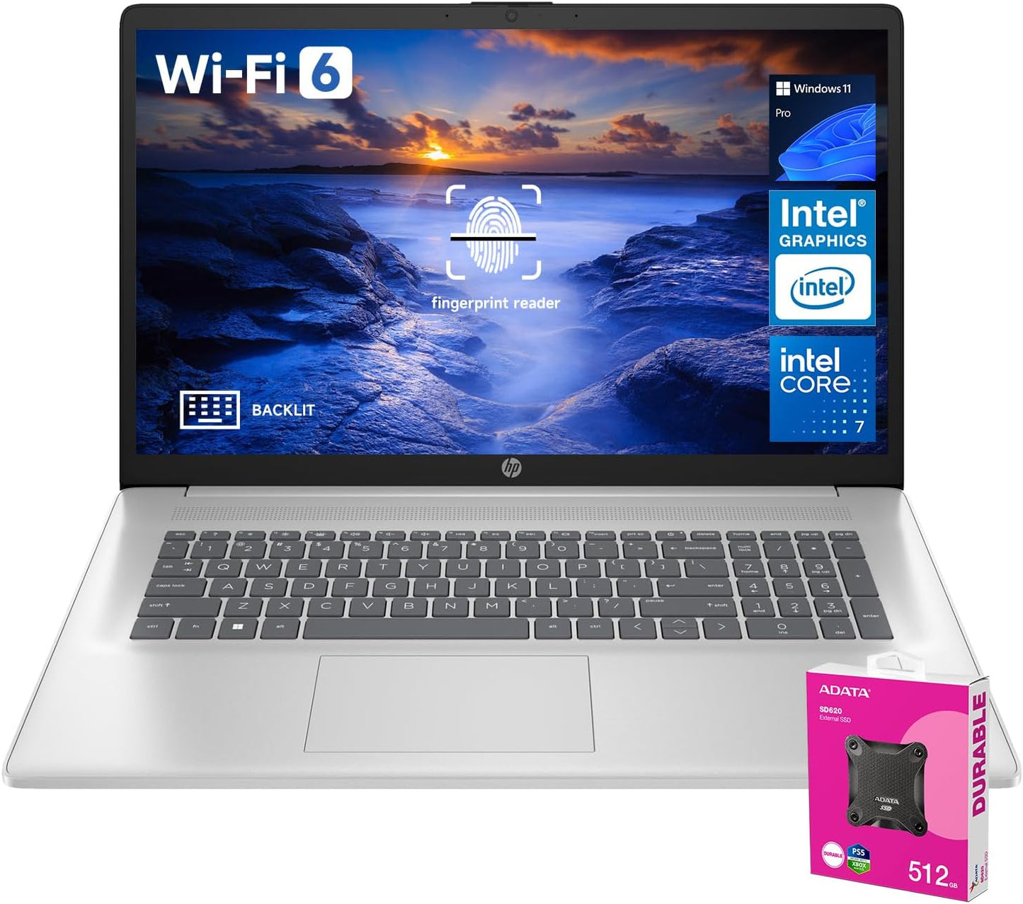 HP 2025 17.3 Laptop: CORE 7, 32GB RAM, 1TB SSD, Windows 11 Pro
