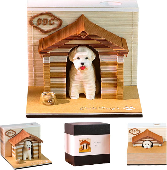 3D Memo Pad Time Piece Calendar 2026 for Creative Desk Decor