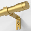 Heavy Duty Curtain Rods for Windows 66 to 120 in - Sturdy Adjustable