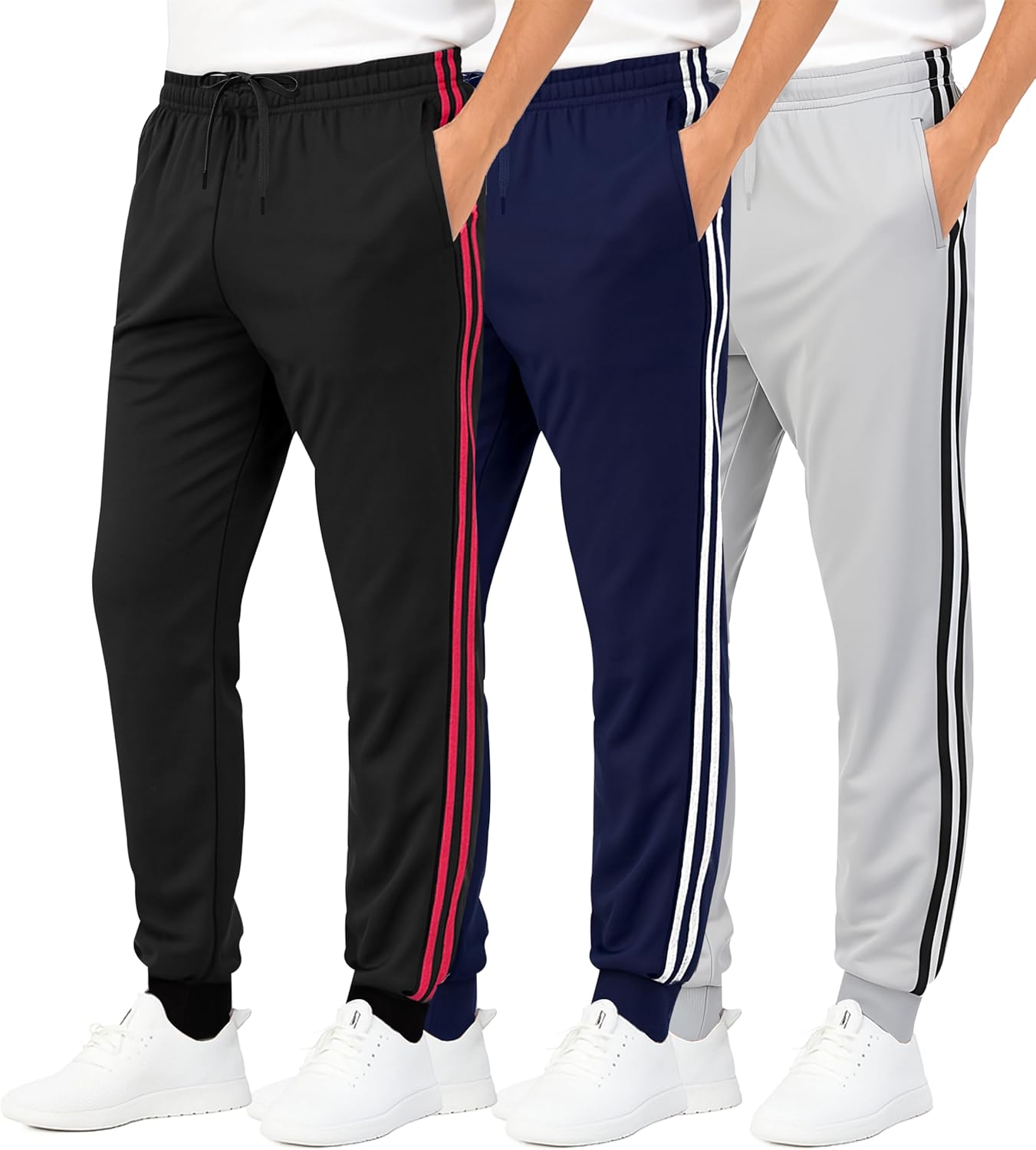 Real Essentials Boys Joggers with Pockets for All-Day Comfort