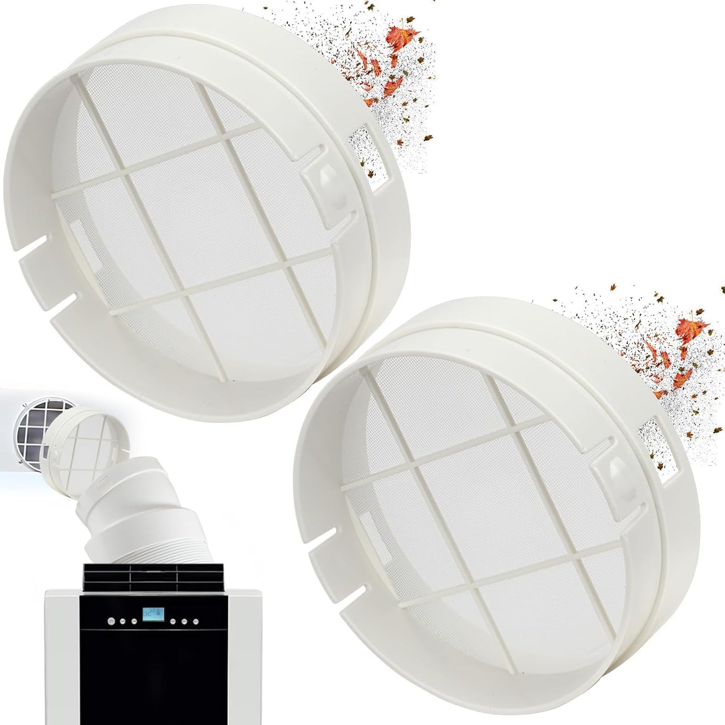 Clean Air Anywhere! Washable Pre-filter for AC, 2 Pack