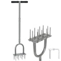 Lawn Aerator Tool 43.3in Pre-Assembled - 12 Spike Manual Aerator