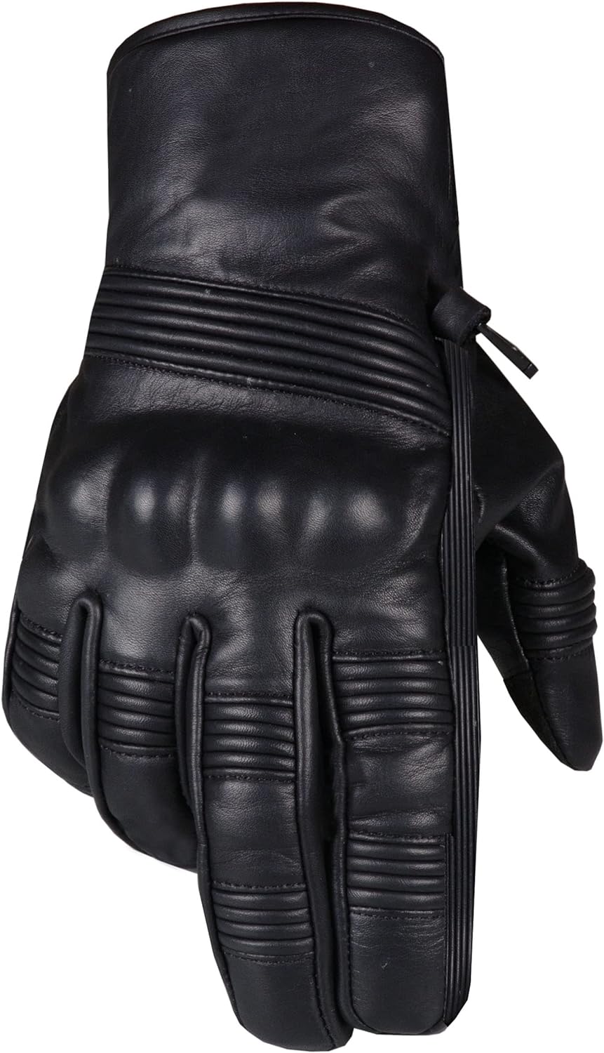 Premium Cruiser Leather Gloves - Ultimate Street Riding Protection!