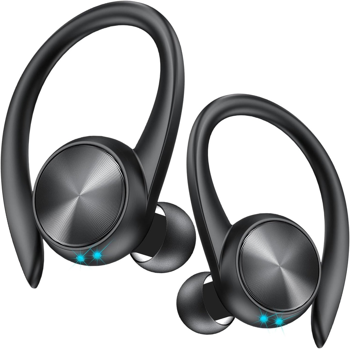 GameXtrem Wireless Earbuds: 60H Playback, Ear Hooks, Digital Display