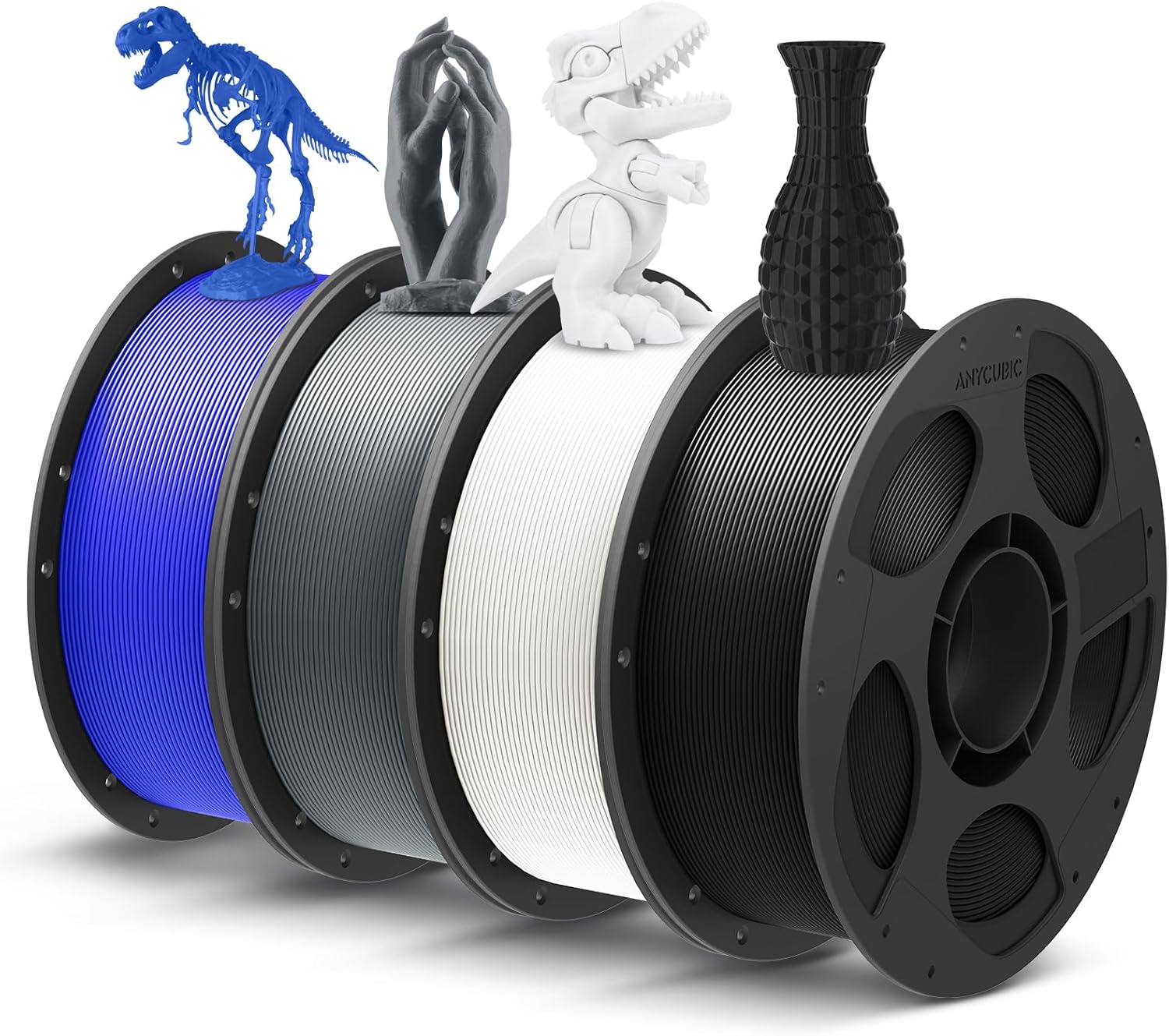 ANYCUBIC PLA Plus 3D Printer Filament Bundle for Quality Prints