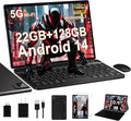 2025 Android Tablet with Keyboard 10 in Octa-Core - Portable Power