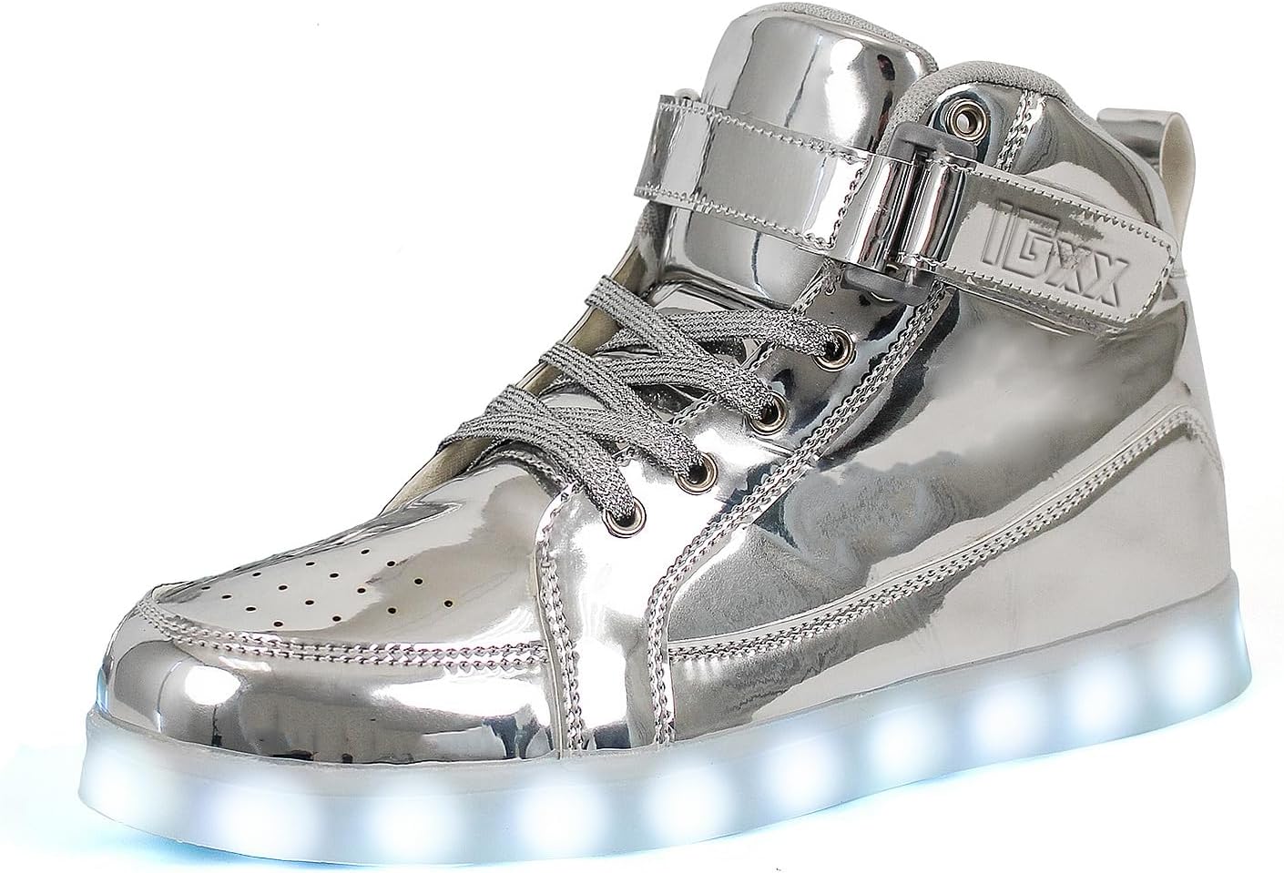 LED Light Up Shoes for Kids High Top Sneakers with USB Charging