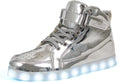 IGxx LED Light Up Shoes for Kids High Top Sneakers Unisex