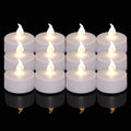 Battery Operated LED Tea Lights 200 Pack - Long Lasting Warm White