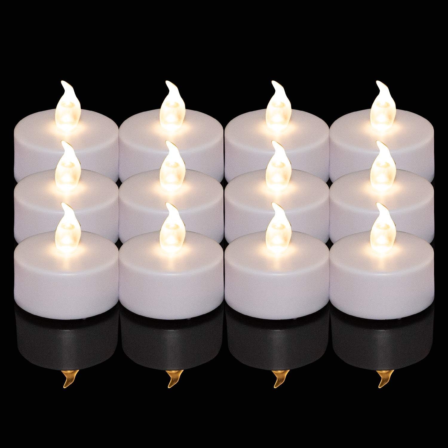 Flameless LED Tea Lights 200PACK for Safe Home Decoration