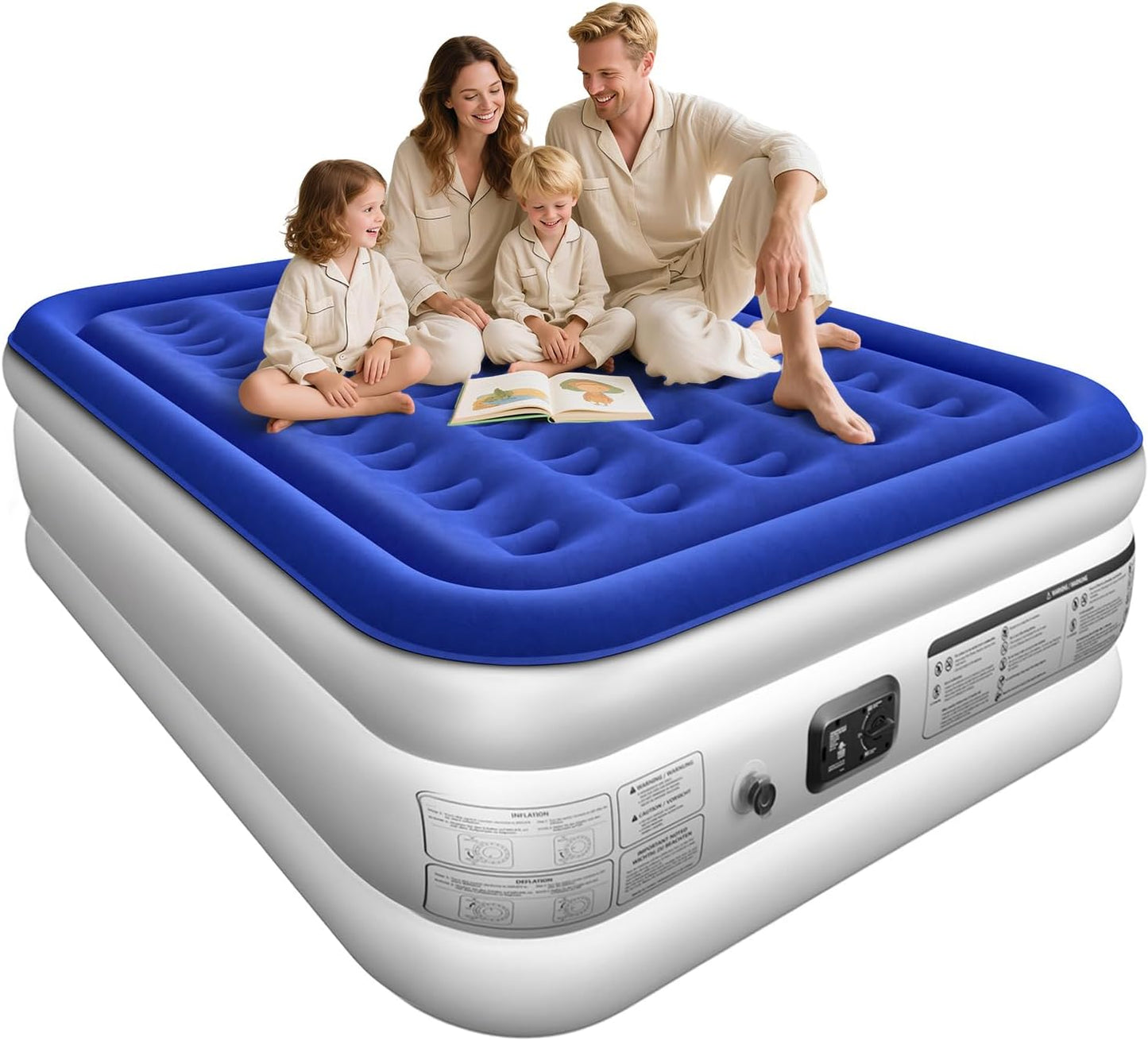 Queen Air Mattress with Built in Pump for Luxurious Comfort