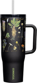 Corkcicle Cruiser 40 oz Insulated Tumbler with Handle & Straw - Keeps