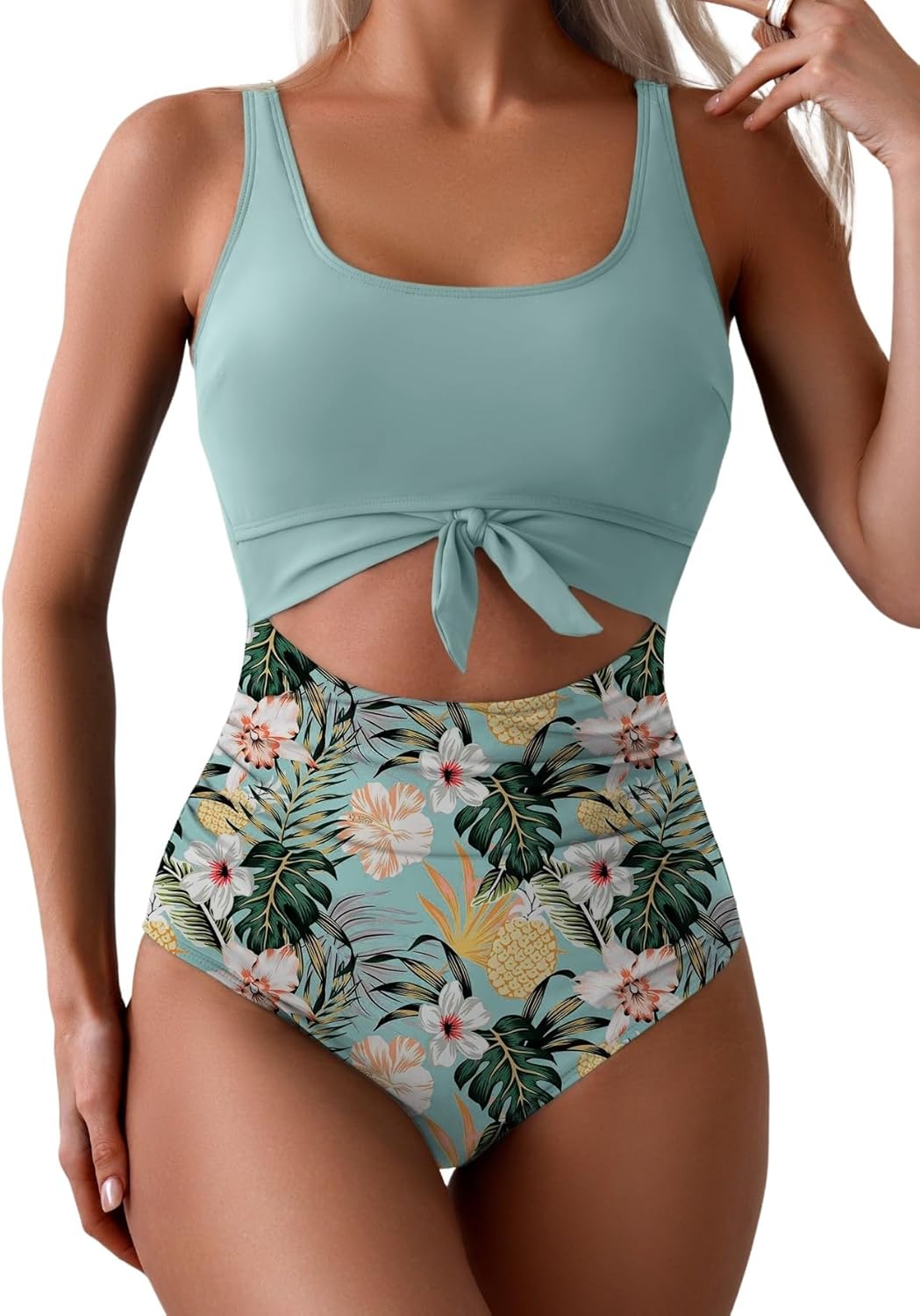 Eomenie Women's One Piece Swimsuit for Tummy Control & Style