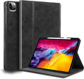 iPad Pro 11 in Genuine Leather Case with Pencil Holder - Protective
