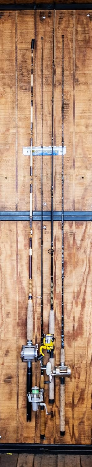 Piranha Wall Mount Rod Rack - Space Saver!