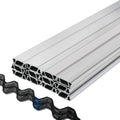 Greenhouse Lock Channel and Spring Wire 50 Pack - Secure PE Film