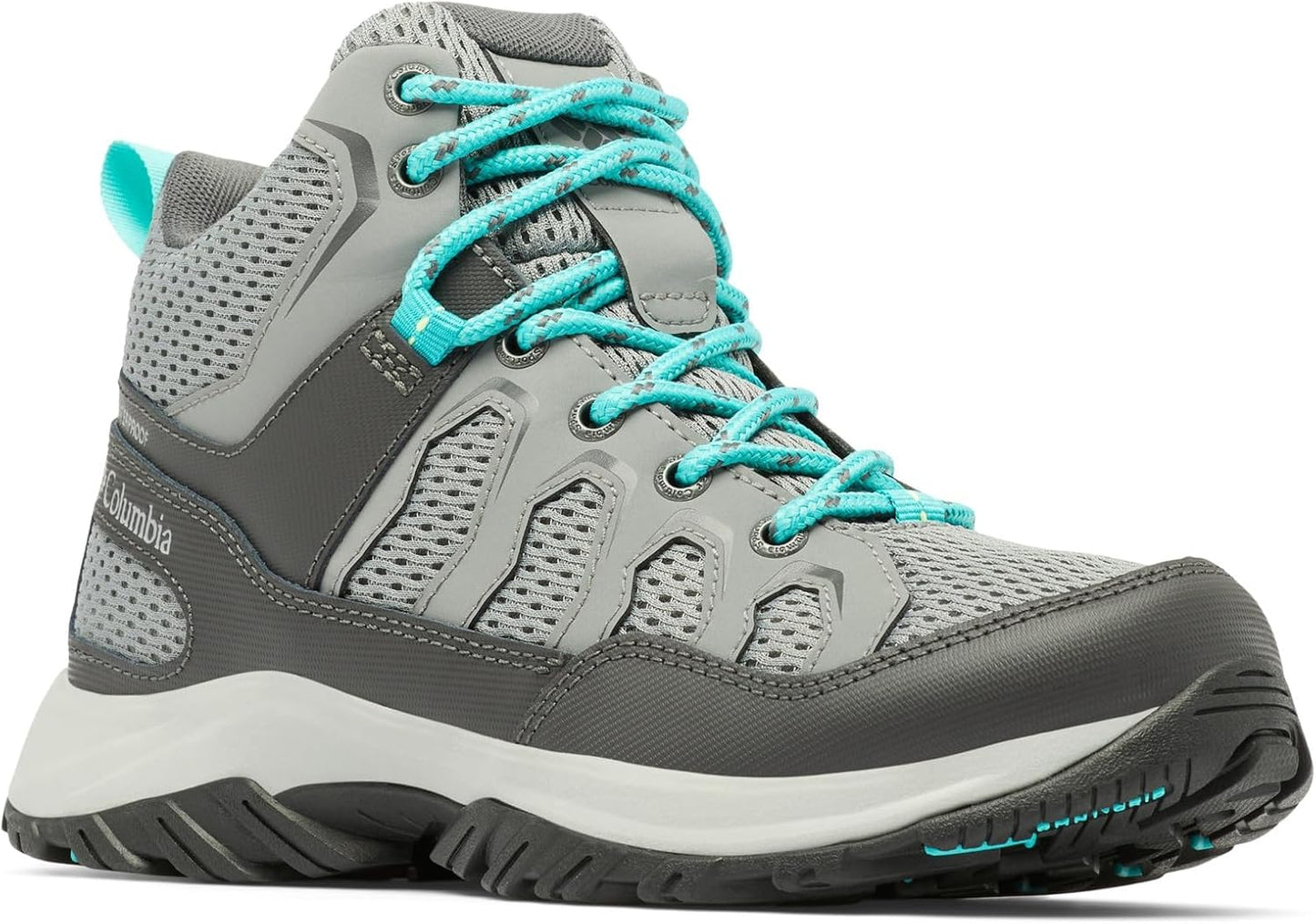 Columbia Waterproof Trail Shoes - Titanium Grey, Size 8.5