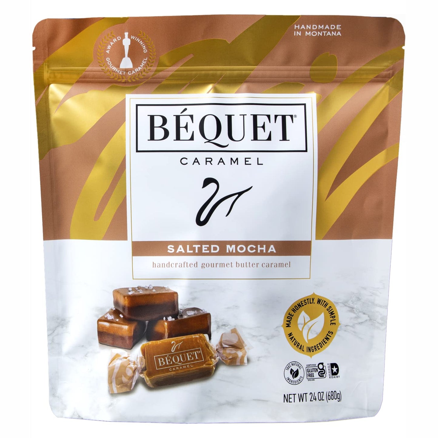 Bequet Caramel Salted Mocha Gourmet Candy - Coffee Delight