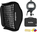 Godox 23in x 23in 60cm Softbox with S2 Speedlite Bracket - Portable