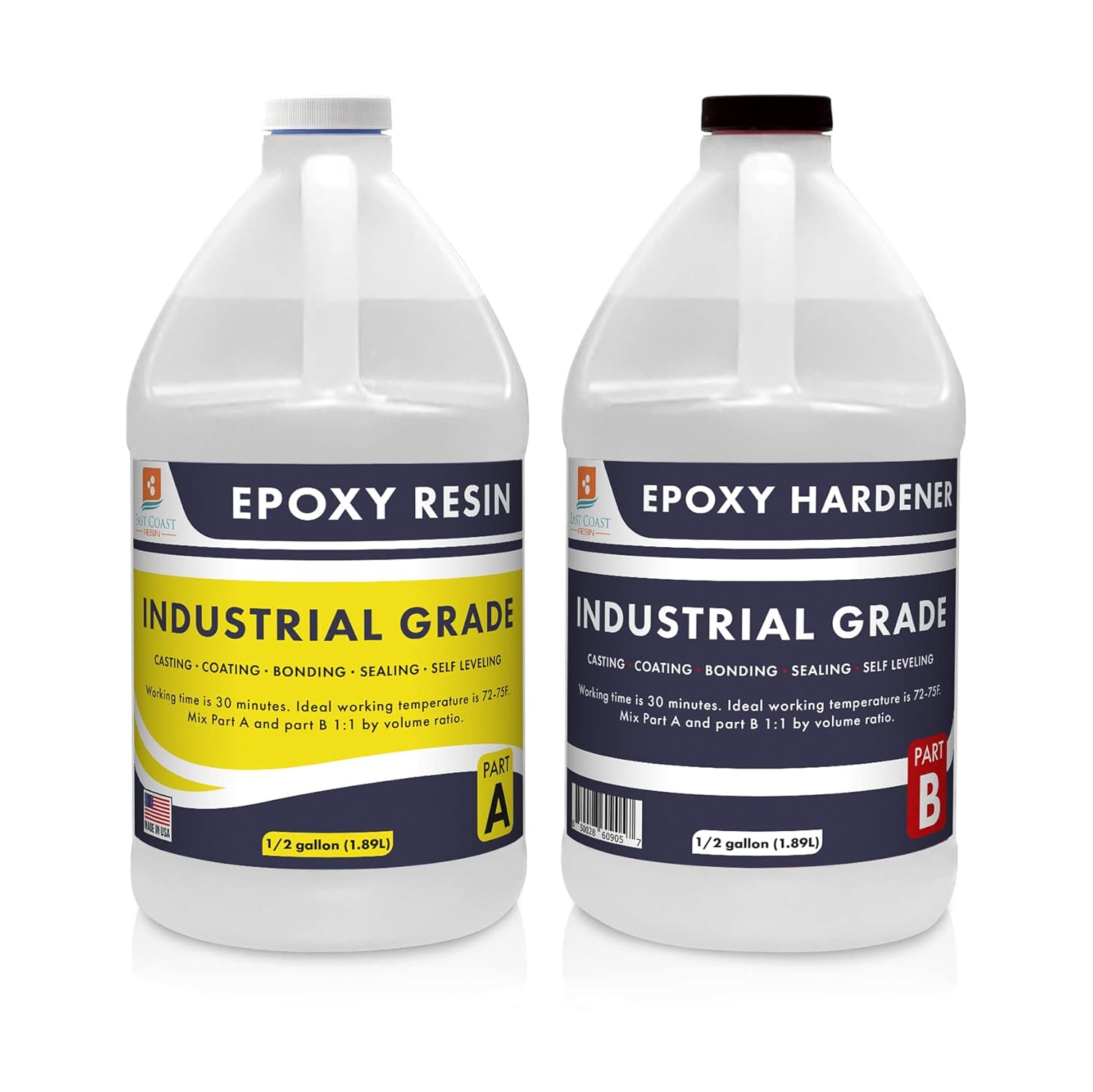 Industrial Grade Epoxy Resin 1 Gallon Kit for DIY Projects