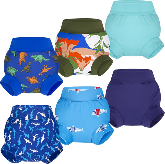 Big Elephant Reusable Swim Diapers - Soft & Waterproof for Boys