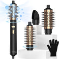 Rotating Hair Dryer Brush 3 in 1 with Detachable 2 and 1.5 in Brushes
