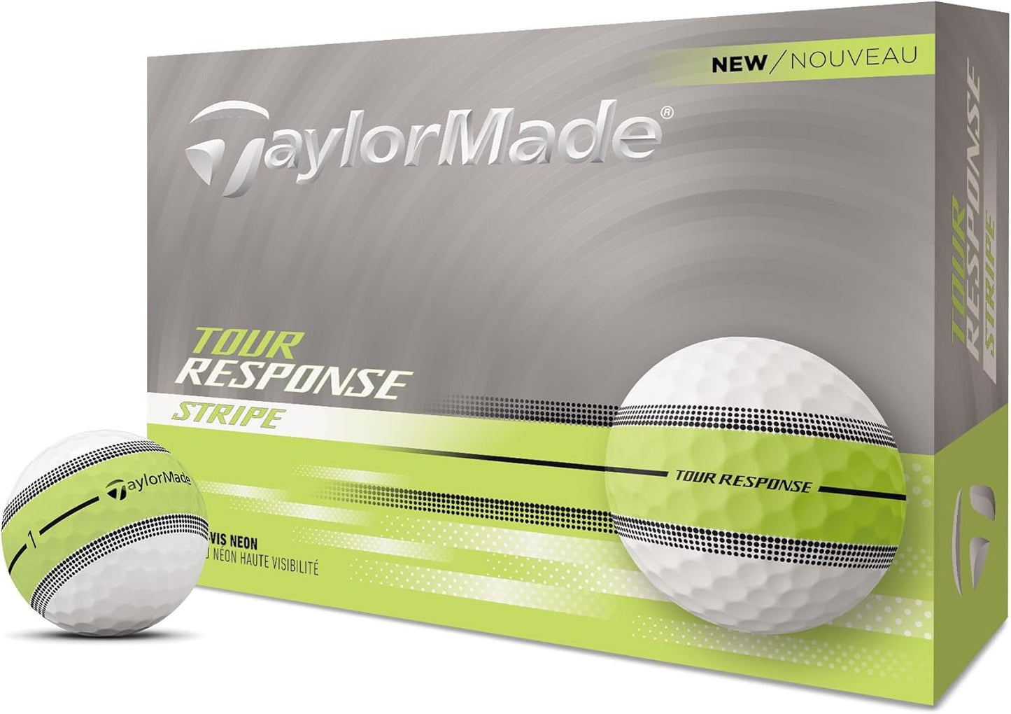 TaylorMade Tour Response Golf Balls with Enhanced Alignment Features